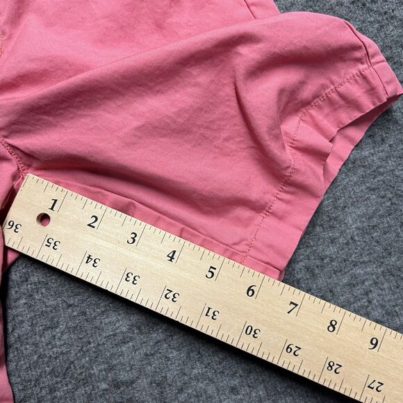 Vineyard Vines Boys Shorts Size 8 Pink Cotton Flat Front Pockets Adjustable - Picture 9 of 9
